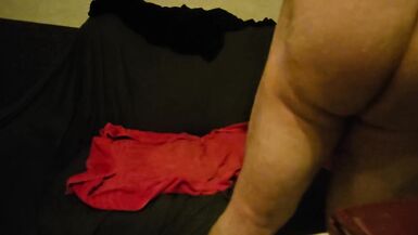 Sissy Self-fucking in the Ass with a Huge Dildo - 7 image