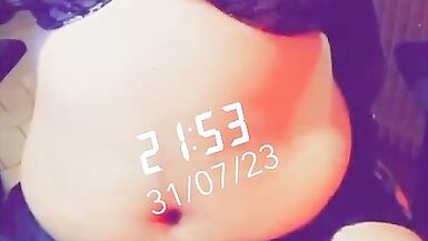 Sissy dress has excited flower