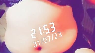 Sissy dress has excited flower