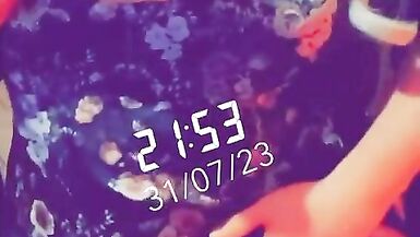 Sissy dress has excited flower