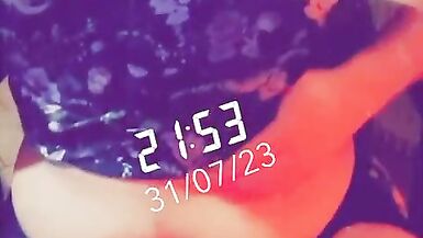 Sissy dress has excited flower