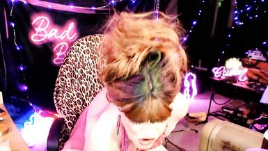 Hot Pink Lingerie Strip Show - 10 image