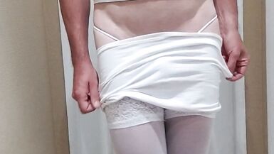 misr4 - white lingerie nipple orgasm - 3 image