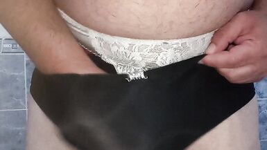 Wife panties cumshots - 13 image