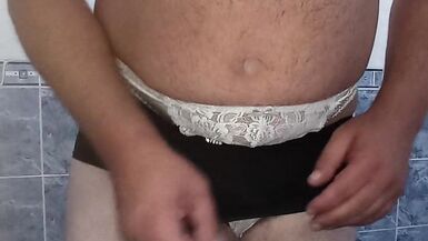 Wife panties cumshots - 8 image