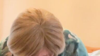 Playing with my fake vagina