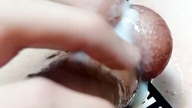 Negative Chastity cum with vibrator - 10 image