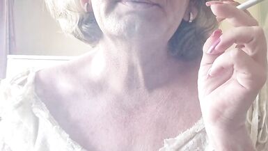 Enjoying a cigarette - 5 image