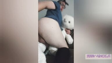 Sissy Nikola solo dildo playing - 15 image