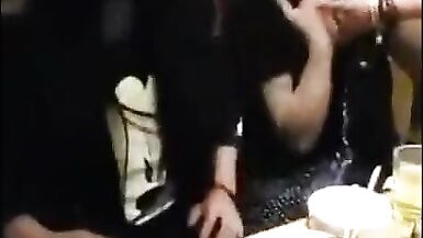 Ladyboys Sex in Public Restaurant - 15 image