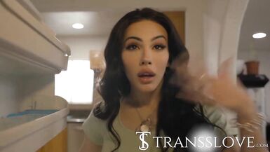 My stepmother sees that I have a dick and she wants to suck it