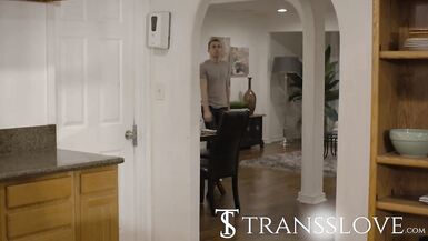 My stepmother sees that I have a dick and she wants to suck it - 9 image