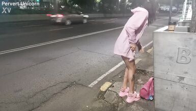 Tlalpan prostitute for one night, skinny trans with miniflada exhibiting her little ass - 4 image