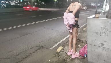 Tlalpan prostitute for one night, skinny trans with miniflada exhibiting her little ass - 6 image