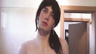 Bella Domina Anna Rios dominates you with her big uncut cock - 4 image