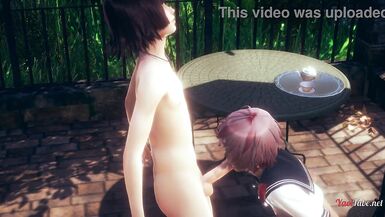 Yaoi Sexy femboy blowjob and fucked in a park - 7 image