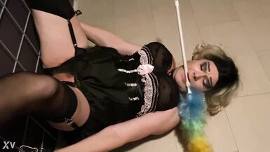 Punished Sissy Maid! - 5 image