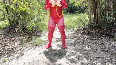 Naughty Elisyahijabdoll BDSM part 11 lost Masturbtion in the woods - 15 image
