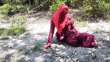 Naughty Elisyahijabdoll BDSM part 11 lost Masturbtion in the woods - 3 image