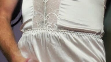 My new pink nylon romper - 11 image