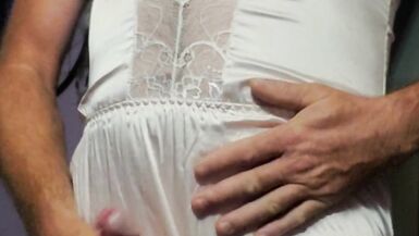 My new pink nylon romper - 12 image