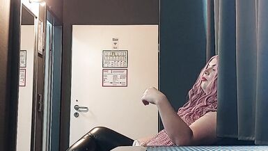 Crossdresser juvia jolie waiting for her daddy in a hotel - 14 image