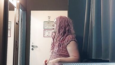 Crossdresser juvia jolie waiting for her daddy in a hotel - 3 image