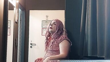 Crossdresser juvia jolie waiting for her daddy in a hotel - 4 image