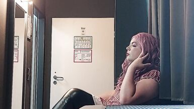 Crossdresser juvia jolie waiting for her daddy in a hotel - 5 image
