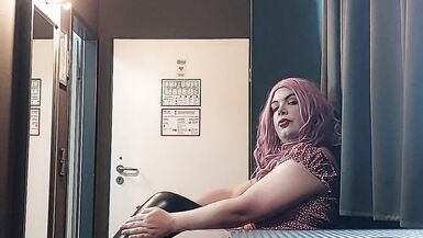 Crossdresser juvia jolie waiting for her daddy in a hotel - 6 image
