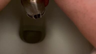 Toilet Pee Sissy Faggot Wetting Pants Chastity - 3 image
