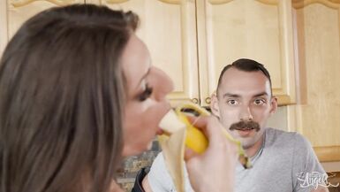 Johnny Makes His Way Down To Get A Taste Of Hot Nurse Jade Venus's Delicious Dick - TRANS ANGELS - 2 image