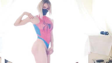 Spidergirl trans gwen stacy hentai with BIG dick - 12 image