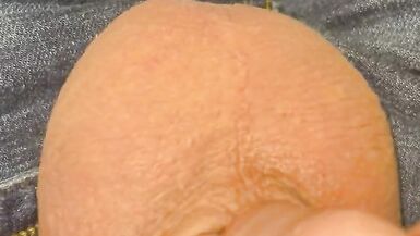 Tiny cock micro penis jacking