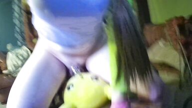 cute femboy sucks and rides his pikachu - 14 image