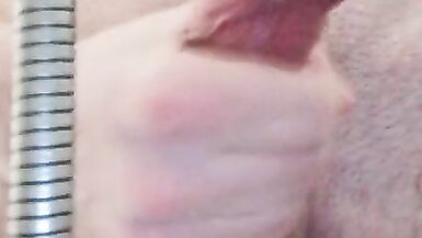 Skinny bitch showering w. cum - 14 image