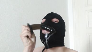 deep throat with dildo then cumshot - 11 image