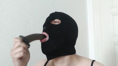 deep throat with dildo then cumshot - 2 image