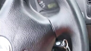 JoanaLoveTs warm up afternoon (Driving, walking, masturbating, pissing and cumming) - 2 image