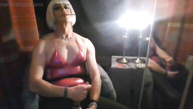 Smoke Fetish TGurl Cum Shot TessNorthSMK - 10 image