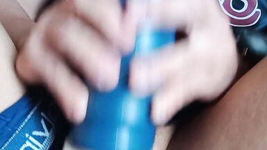 punching my dick in the fake pussy - 11 image