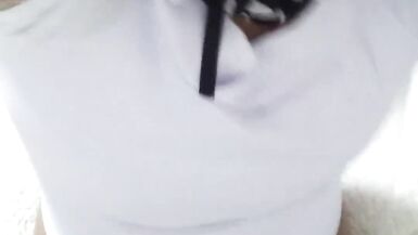 hotsolzinha debuts on xhamster with a hard anal masturbation with deodorant while stroking her big penis - 15 image