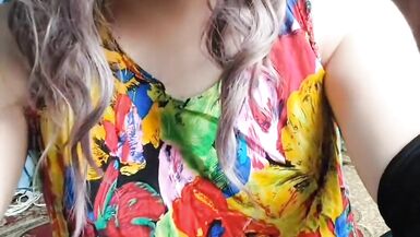 +18 Youtube Model Crossdresserkitty Sexy Villager Housewife Dress Long Stockings White BBW Femboy Stripteasing At Stepsister - 14 image