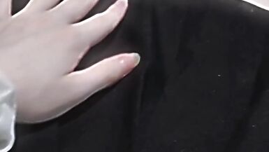 trans Girl Touching herself until cum all over her - 2 image