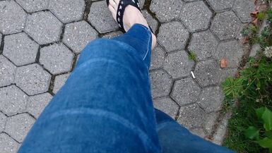 I love showing off my sexy feet in public - 11 image