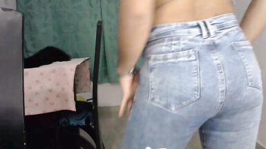 TS Angelique - Webcam show from February 27, 2022 - Free version - 4 image