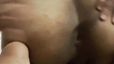 Transgirl undresses and reveals cute lingerie, faps, and plays with their ass - 10 image