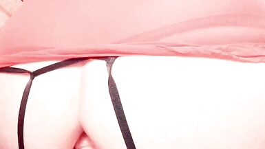 riding fat white dildo - 2 image