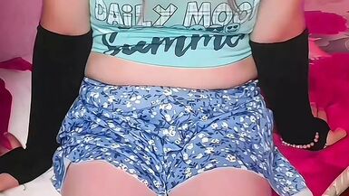 THE CUTTEST COMPILATION OF SHORTS OF CROSSDRESSER KITTY HOMEMADE MODEL SISSY FEMBOY VINTAGE GIRL COLLEGE CHEERLEADER LADYBOY - 1 image