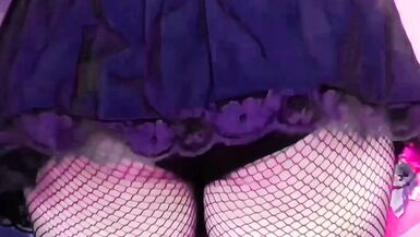 THE CUTTEST COMPILATION OF SHORTS OF CROSSDRESSER KITTY HOMEMADE MODEL SISSY FEMBOY VINTAGE GIRL COLLEGE CHEERLEADER LADYBOY - 12 image